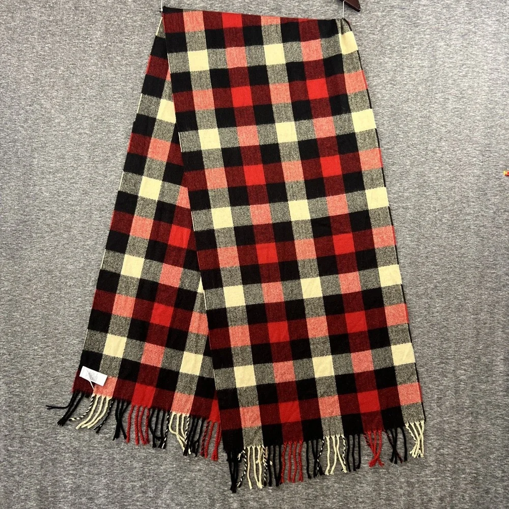 American Eagle Outfitters‎ Wrap Scarf Approx 16.5x70 Mens Womens Plaid Tartan